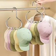 2 Pack Hat Organizer for Baseball Caps, Hat Rack for Caps, Stainless Steel Handbag, Hat Hooks for Closet