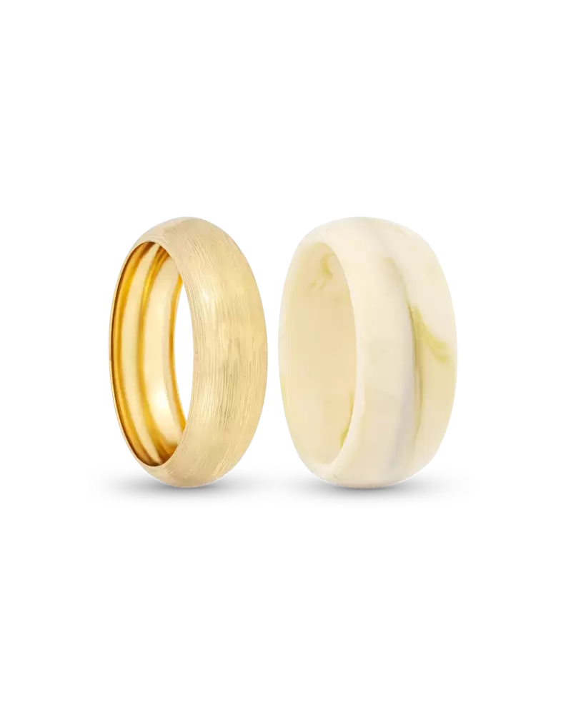 Armreif-Set - Golden Marble