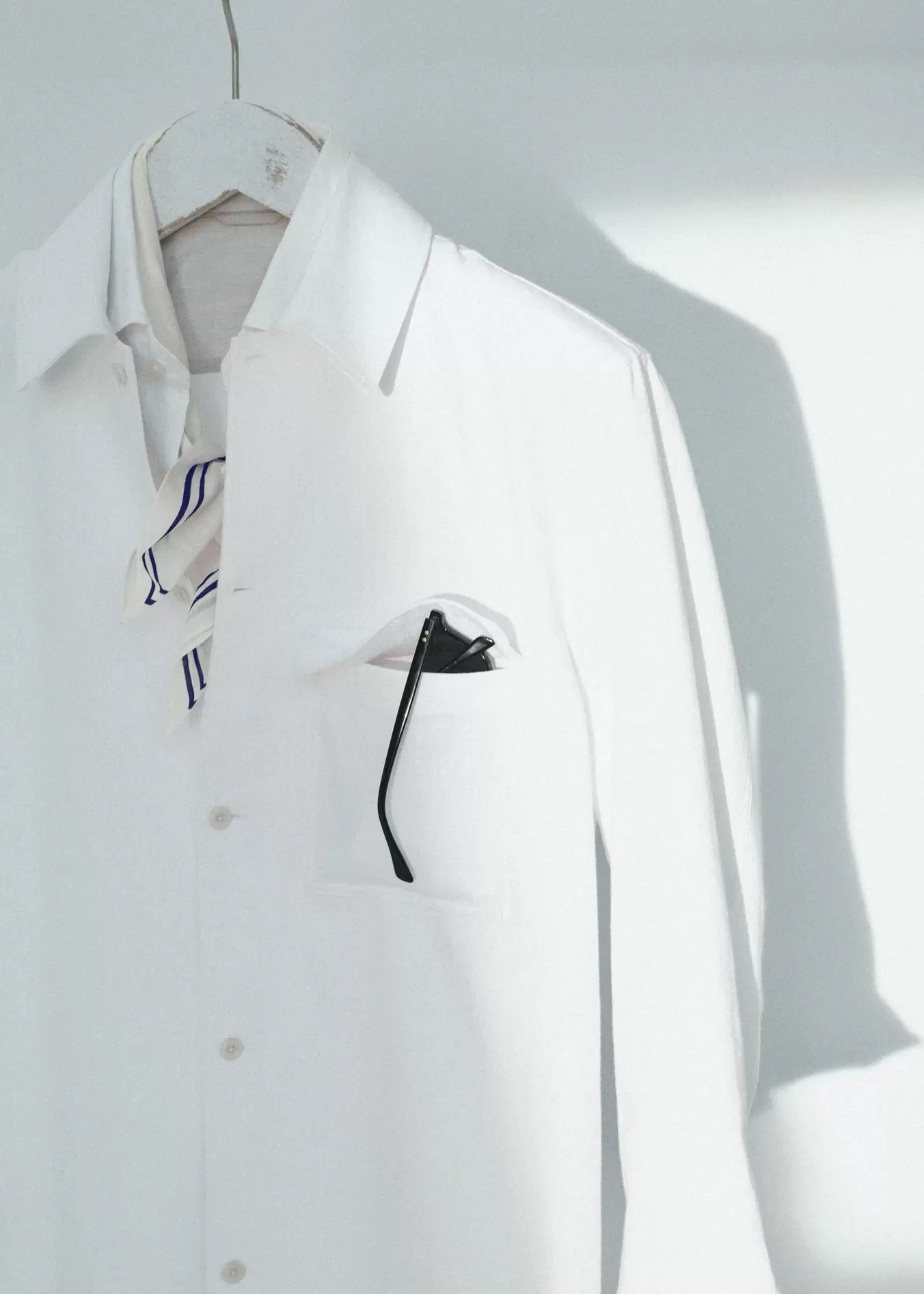 Sobrecamisa regular fit mezcla algodón lino