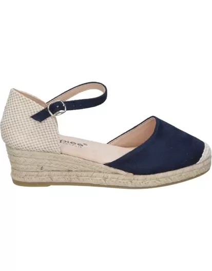 Sandalias de Cuña acx26481 Color Azul Marino para Mujer
