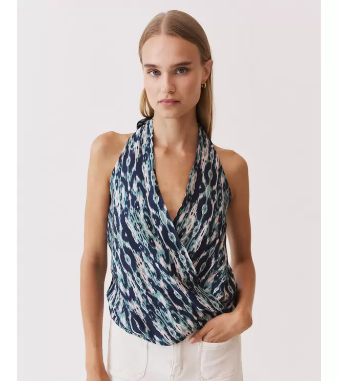 TOP CRUZADO ESTAMPADO