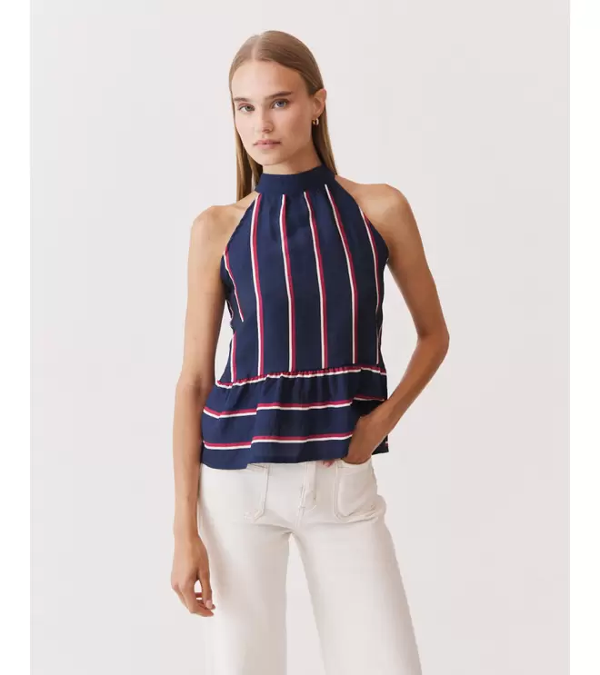 TOP HALTER RAYAS