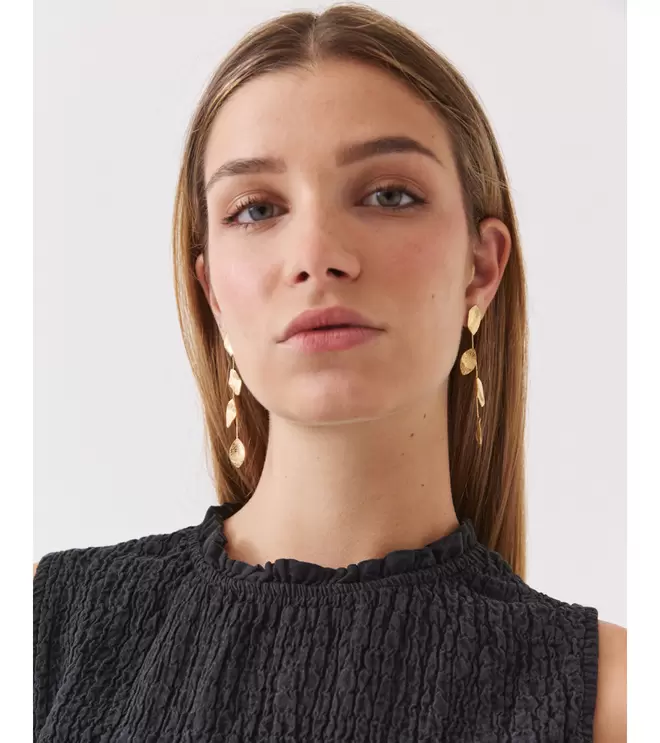 PENDIENTES LARGOS HOJAS