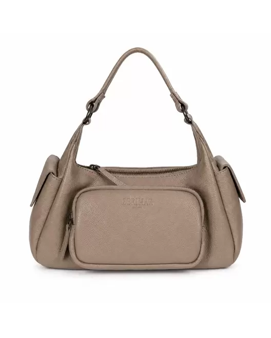 Bolso de piel doble asa...