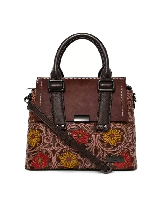 Bolso de piel doble asa...