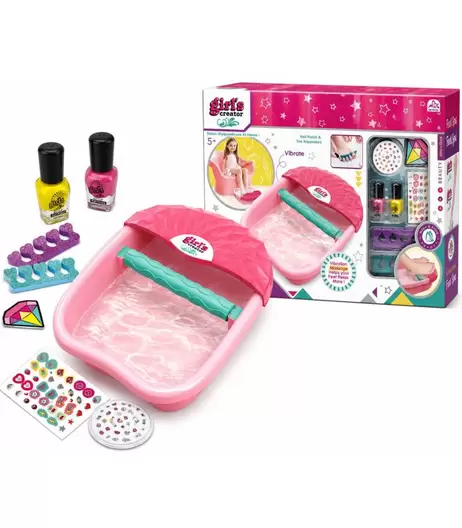 SPA MASAJE DE PIES CON ACCESORIOS PARA PINTAR UÑAS DE PANRITOS