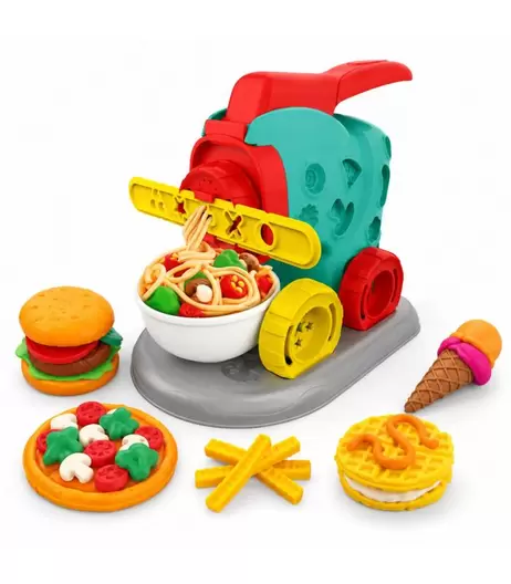 MÁQUINA DE PLASTILINA PARA HACER PASTA Y COMIDITAS DE PANRITOS