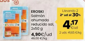 Eroski - Salmon Ahumado Reducido Sal