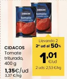 Cidacos - Tomate Triturado
