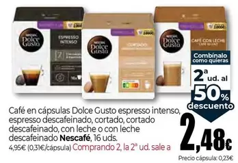 Nescafé - Cafe En Capsulas Dolce Gusto Espresso Intenso