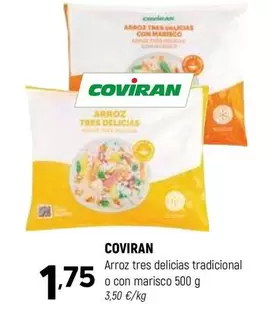 coviran - Arroz Tres Delicias Tradicional O Con Marisco