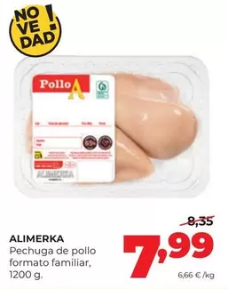 Alimerka - Pechuga De Pollo Formato Familiar