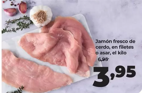 Alimerka - Jamón Fresco De Cerdo, En Filetes O Asar