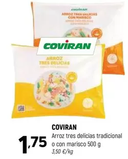 coviran - Arroz Tres Delicias Tradicional O Con Marisco