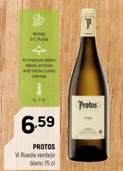 Protos - Vi Rueda Verdejo Blanc