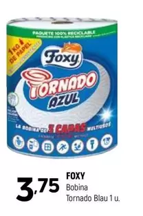 Foxy - Bobina Tornado Blau