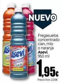 Asevi - Fregasuelos Concentrado Cian, Mio O Naranja
