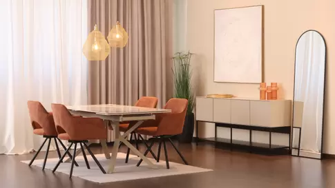 Mesa de comedor extensible Calma
