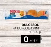 Dulcesol - Pa Burguer Mini