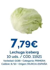 Lechuga Iceberg Origen: Murcia-España