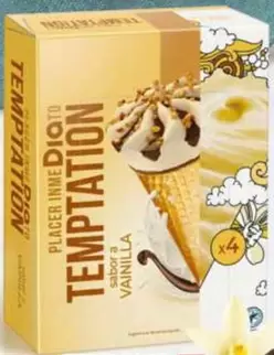Dia Temptation - Helado Cono Sabor A Vainilla