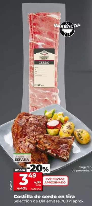 Seleccion De Dia - Costilla De Cerdo En Tira