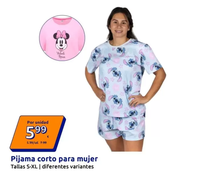 Pijama Corto Para Mujer
