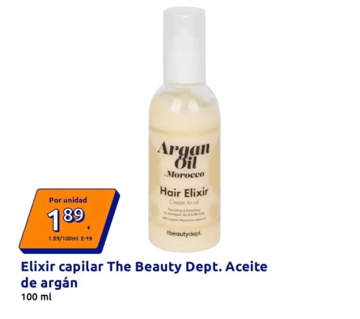 The Beauty Dept - Elixir Capilar Aceite De Argan