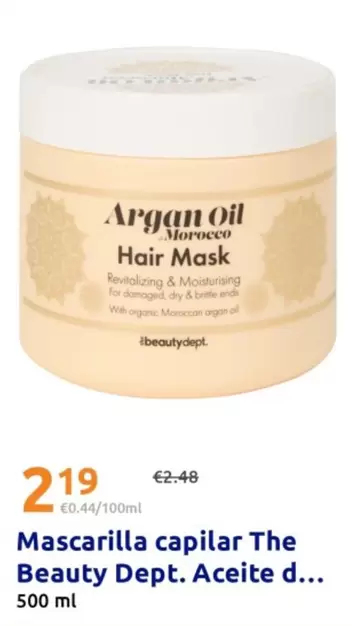 Mascarilla Capilar The Beauty Dept. 