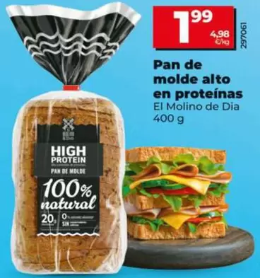 El Molino De Dia - Pan De Molde Alto En Proteinas