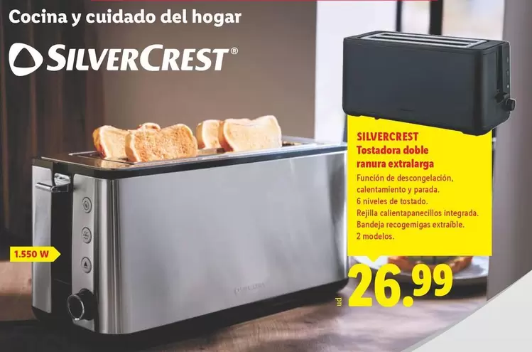 SilverCrest - Tostadora Doble Ranura Extralarga