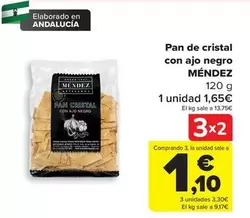 Mendez - Pan De Cristal Con Ajo Negro
