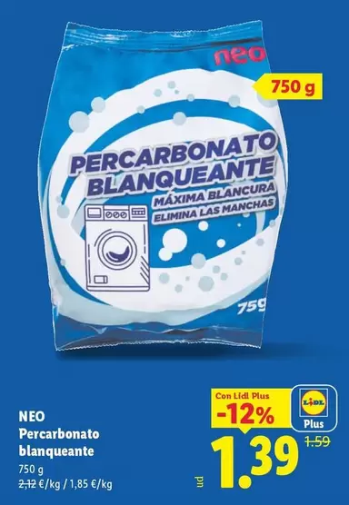 Neo - Percarbonato Blanqueante