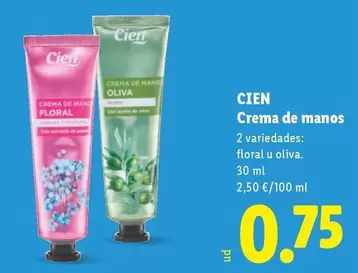 Cien - Crema De Manos