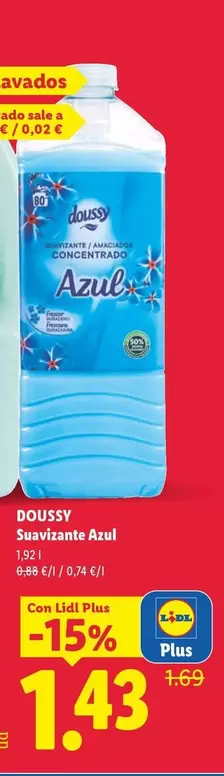 Doussy - Suavizante Azul