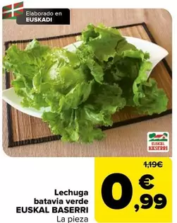 Euskal Baserri - Lechuga Batavia Verde
