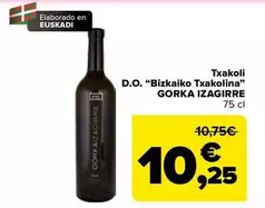 Gorka Izagirre - Txakoli D.O. "Bizkaiko Txakolina"