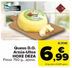 Hoxe Deza- Queso D.O. Arzúa-Ulloa