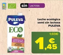 Puleva - Leche Ecologica Semi Sin Lactosa
