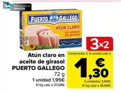 Puerto Gallego - Atun Claro En Aceite De Girasol