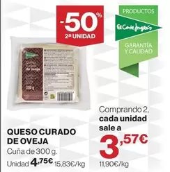 El Corte Inglés - Queso Curado De Oveja