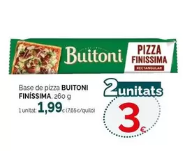 Buitoni - Base De Pizza Finissima