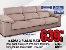Ideal - Sofá 3 Plazas Maxi