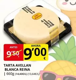 Postres Reina - Tarta Avellan Blanca