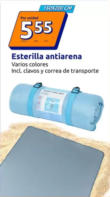 Esterilla Antiarena
