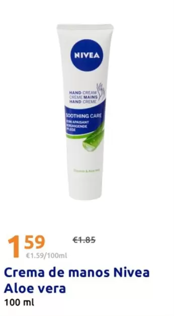 Nivea - Crema De Manos Aloe Vera