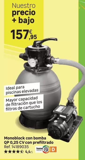 Monoblock Con Bomba QP Con Prefiltrado