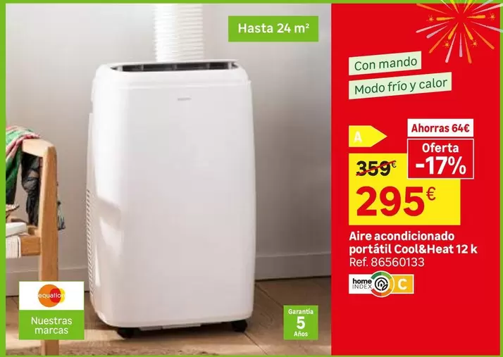Equation - Aire Acondicionado Portátil Cool&Heat 12k