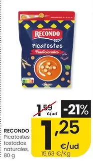 Recondo - Picatostes Tostados Naturales