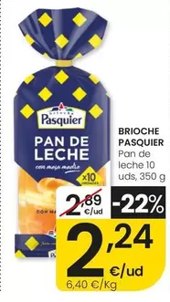 Pasquier - Brioche Pan De Leche